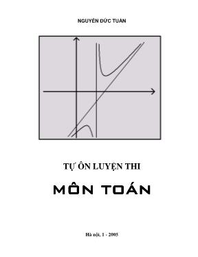 Tự ôn luyện thi đại học môn Toán